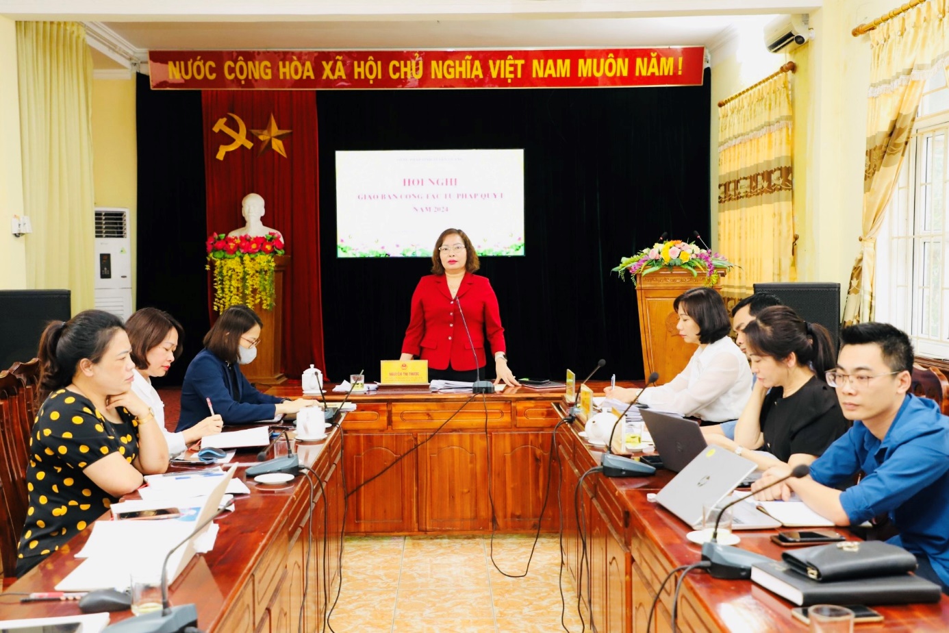 Sở Tư pháp tỉnh Tuyên Quang tổ chức Hội nghị giao ban công tác tư pháp quý I năm 2024