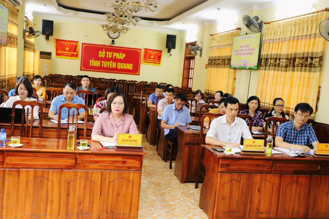 Sở Tư pháp tỉnh Tuyên Quang tổ chức Hội nghị giao ban công tác tư pháp 6 tháng đầu năm 2024